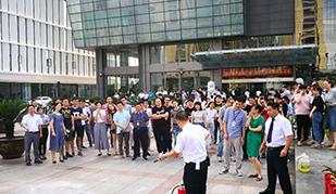 防患于未然--九洲国际举行消防应急演练